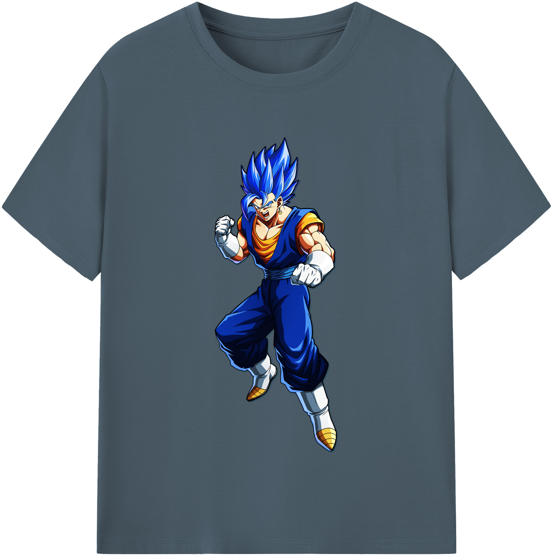 （画像用） ドラゴンボール ベジット DRAGON BALL Vegetto 綿100％半袖Tシャツ（フロントプリント）